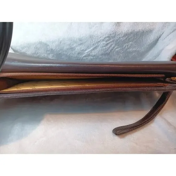 Leather Portfolio Organizer - Brown - Unbranded - Picture 4 of 7